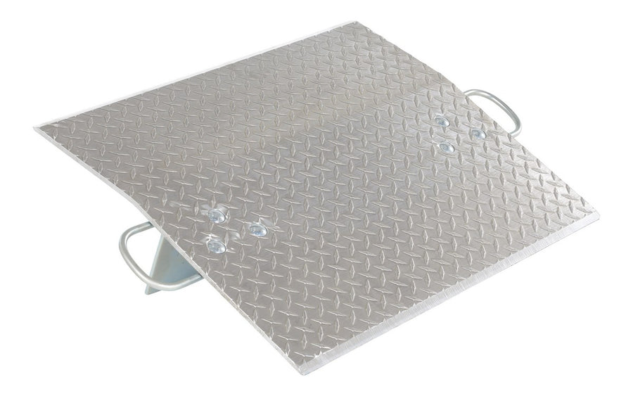 30" x 24" Aluminum Economy Dockplate - 3/8" Thick