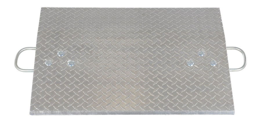 30" x 24" Aluminum Economy Dockplate - 3/8" Thick