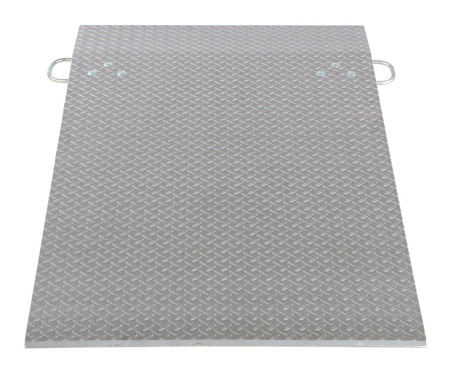 36" x 60" Aluminum Economy Dockplate - 3/8" Thick