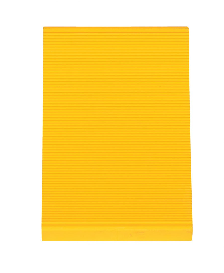 YELLOW ALUMINUM WHEEL CHOCK 10X 7 X 8