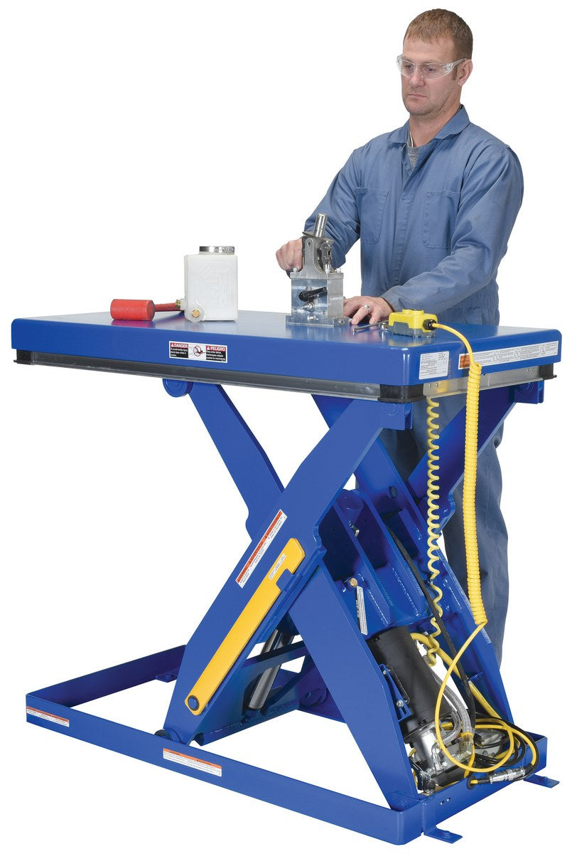 24" x 48" Electric/Hydraulic Scissor Table - 2,000-lbs Capacity