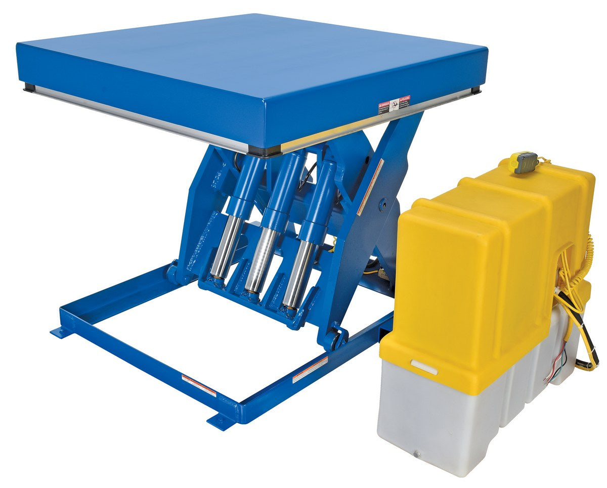 48" x 48" Electric/Hydraulic Scissor Table - 12,000-lbs Capacity