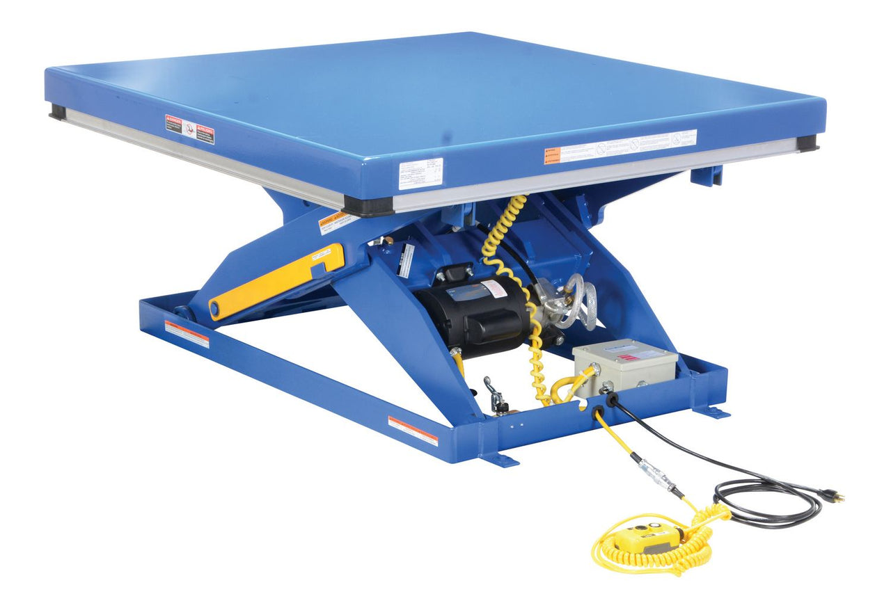 48" x 48" Electric Hydraulic Scissor Lift Table w/ 5,000-lbs Capacity