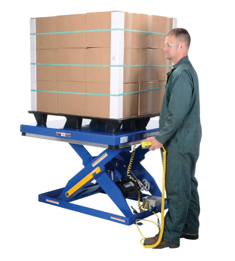 48" x 48" Electric Hydraulic Scissor Lift Table w/ 5,000-lbs Capacity