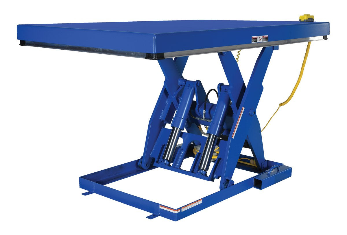 48" x 72" Electric Hydraulic Scissor Lift Table w/ 6,000-lbs Capacity