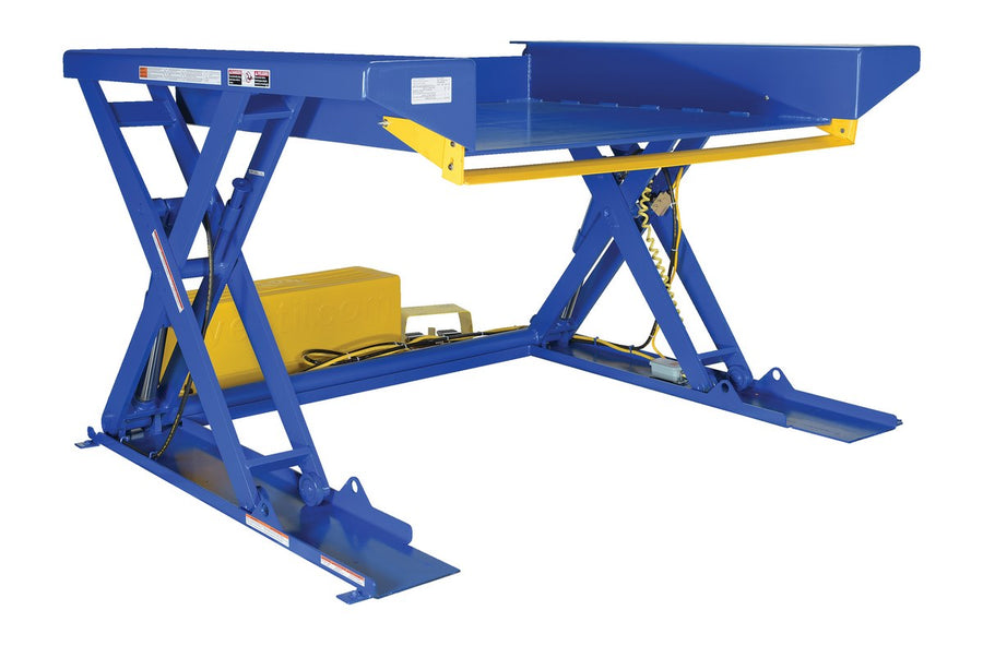 75" x 56" x 8.5" Ground Lift Scissor Table w/ 2,000-lbs Capacity