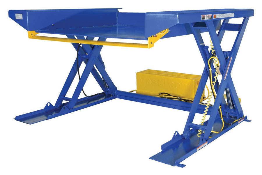 75" x 56" x 8.5" Ground Lift Scissor Table w/ 2,000-lbs Capacity