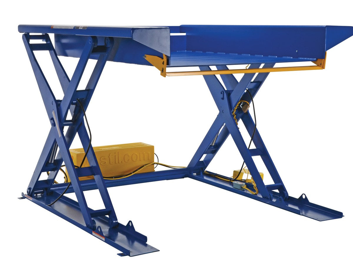75" x 78" x 10" Ground Lift Scissor Table w/ 2,000-lbs Capacity
