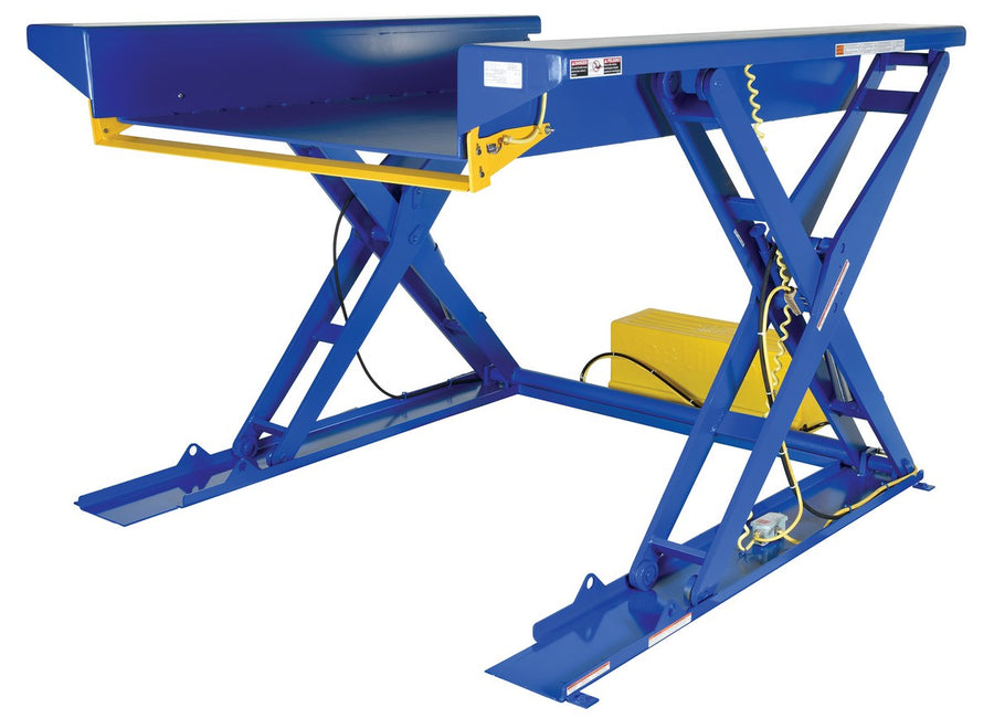 75" x 78" x 10" Ground Lift Scissor Table w/ 4,000-lbs Capacity