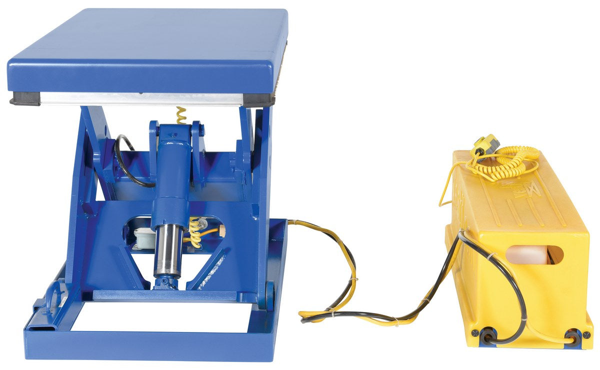 Electric/Hydraulic Shorty Scissor Table w/ 2,000-lbs Capacity
