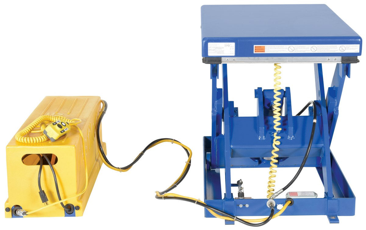 Electric/Hydraulic Shorty Scissor Table w/ 2,000-lbs Capacity