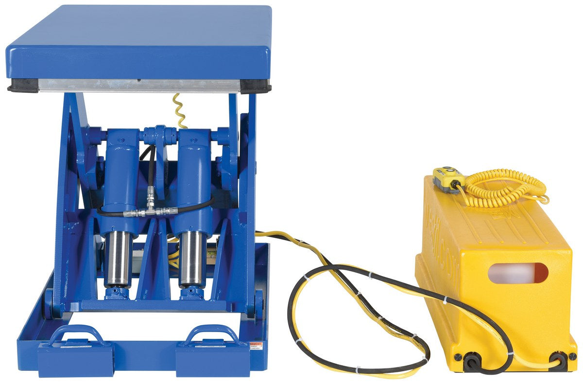 Electric/Hydraulic Shorty Scissor Table w/ 4,000-lbs Capacity