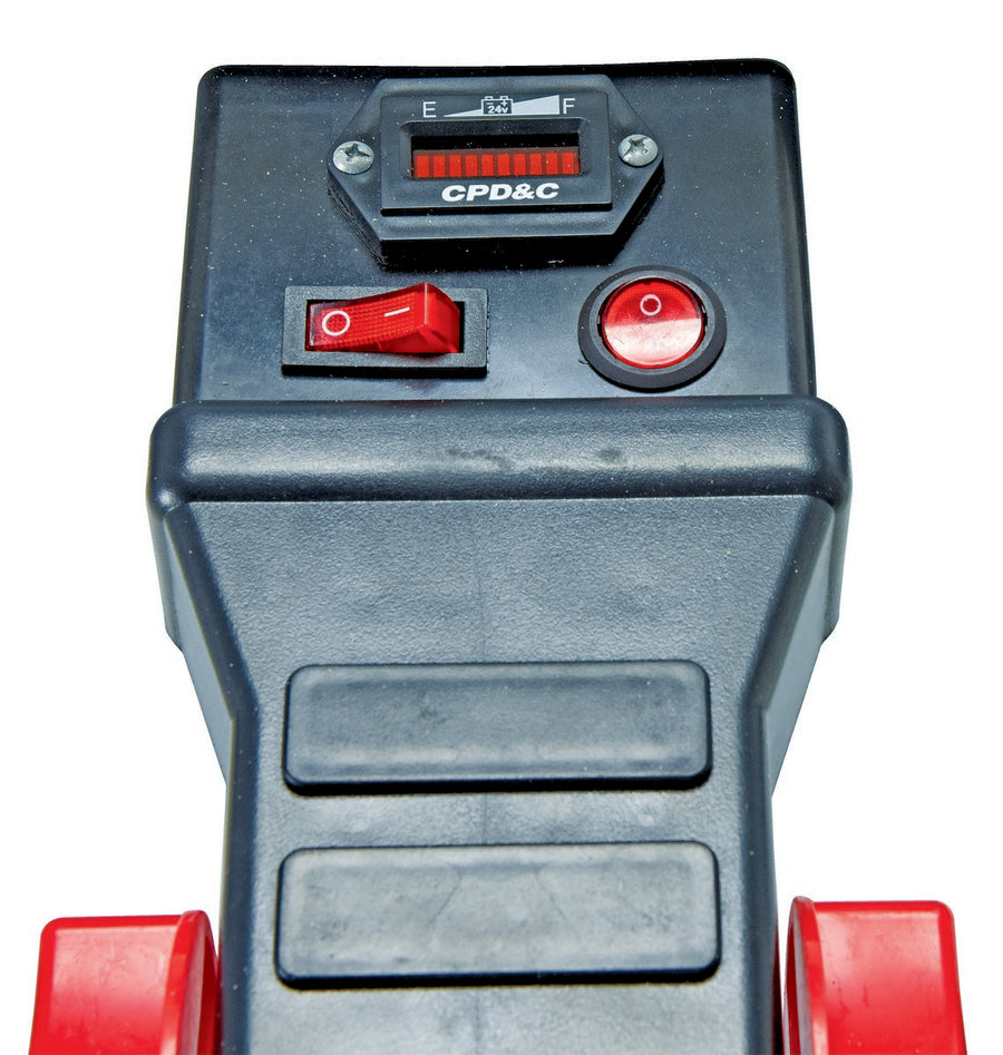 Steel Electric Material Handling Cart No Sides 28 In. x 60 In. 1500 Lb. Capacity Gray