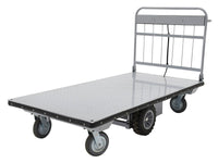 Thumbnail for Steel Electric Material Handling Cart No Sides 36 In. x 72 In. 2000 Lb. Capacity Gray
