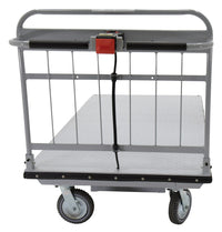 Thumbnail for Steel Electric Material Handling Cart No Sides 36 In. x 72 In. 2000 Lb. Capacity Gray