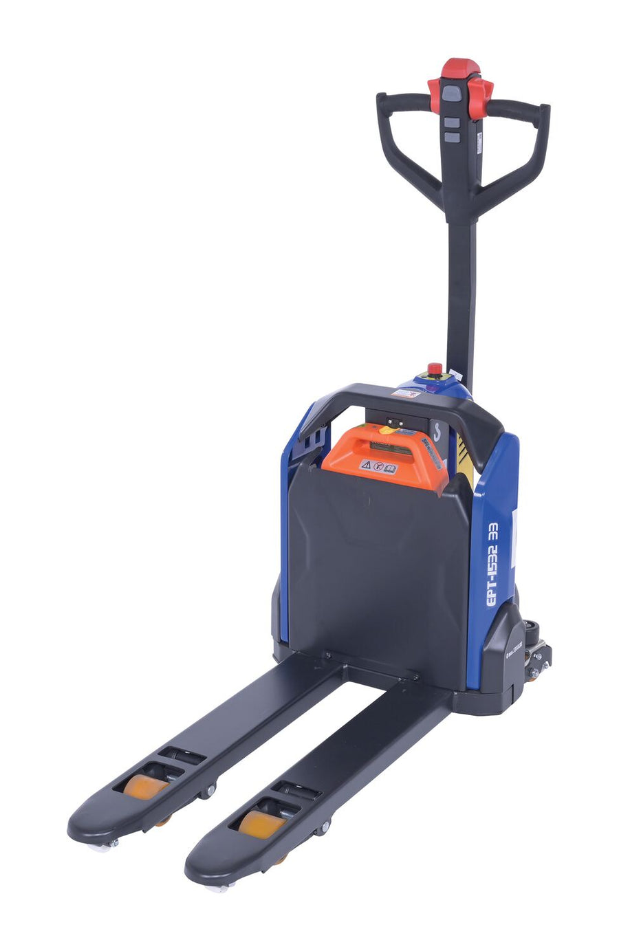 Steel Fully Powered Electric Pallet Truck 15 In. x 32 In. 3,300 Lb. Capacity Black