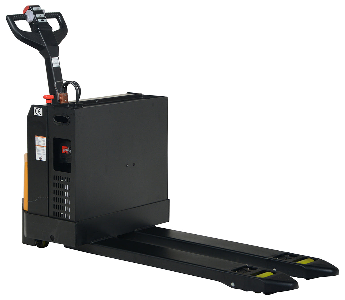 Steel Fully Powered Electric Pallet Truck 20 In. x 48 In. 4,500 Lb. Capacity Black