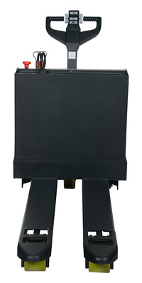 Thumbnail for Steel Fully Powered Electric Pallet Truck 20 In. x 48 In. 4,500 Lb. Capacity Black
