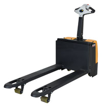Thumbnail for Steel Fully Powered Electric Pallet Truck with Lead Acid Batteries 25 In. x 47 In. 3000 Lb. Capacity Black