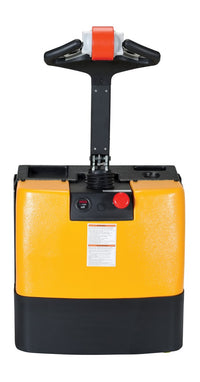 Thumbnail for Steel Fully Powered Electric Pallet Truck with Lead Acid Batteries 25 In. x 47 In. 3000 Lb. Capacity Black