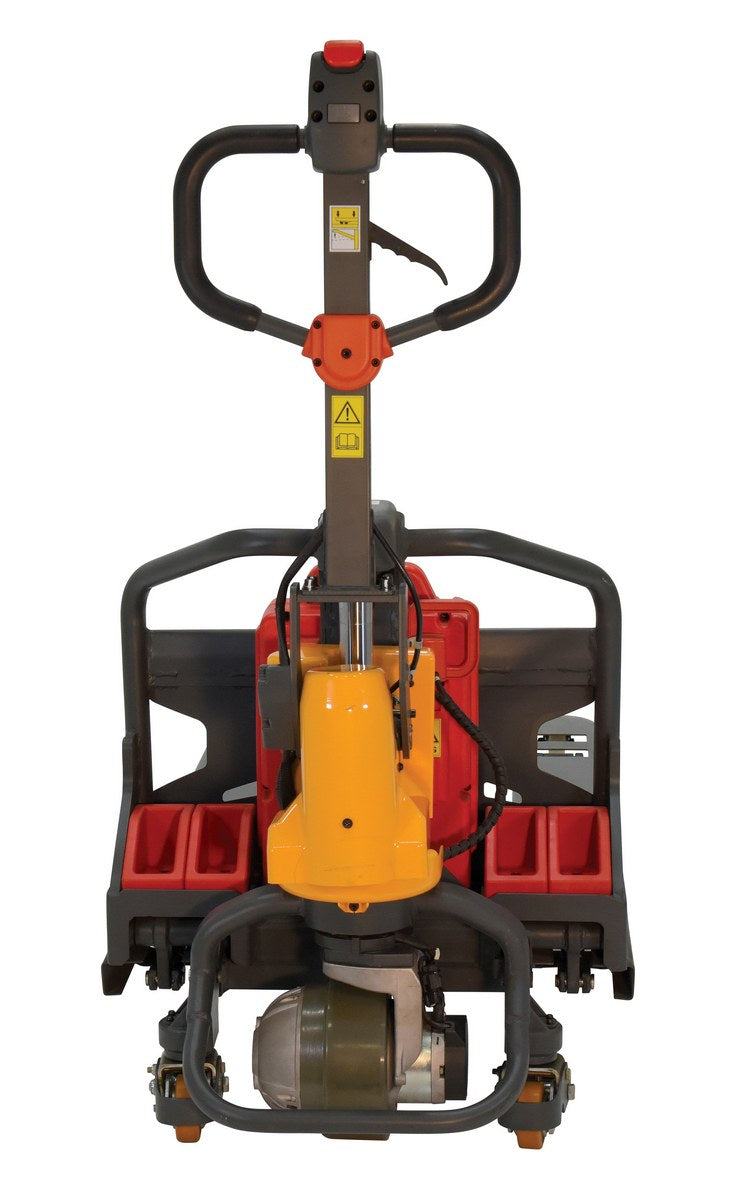 Steel Electric Pallet Truck 27 In. x 48 In. 2600 Lb. Capacity Black/Red