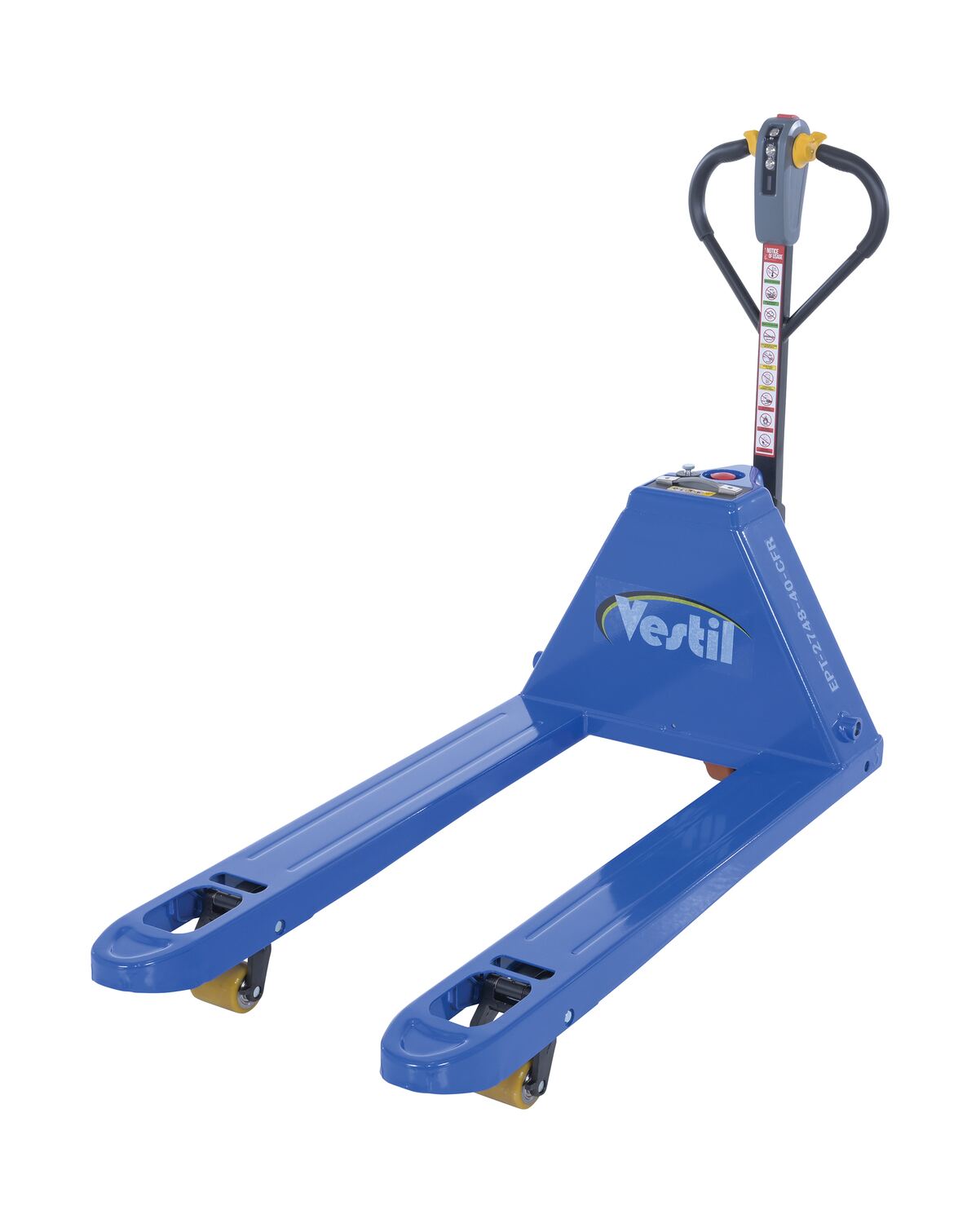 Steel Electric Pallet Truck Cold Freezer Room 63-7/8 In. x 27 In. x 46 In. 4000 Lb. Capacity Blue