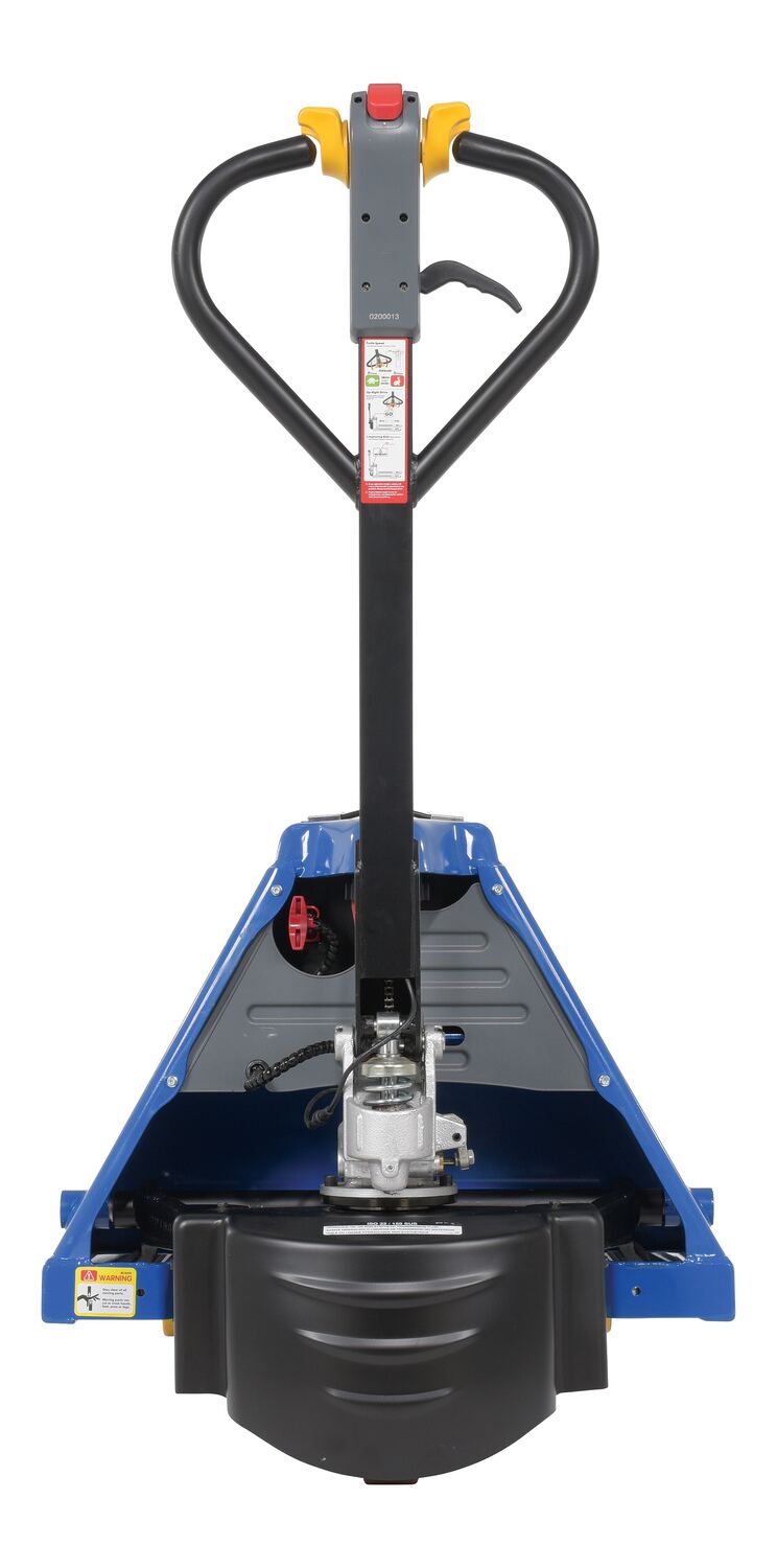 Steel Semi Electric Pallet Jack 27 In. x 48 In. 4000 Lb. Capacity