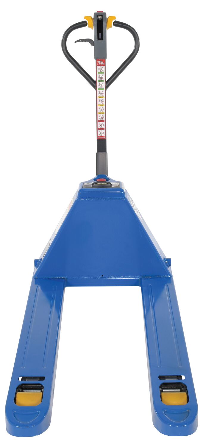 Steel Semi Electric Pallet Jack 27 In. x 48 In. 4000 Lb. Capacity