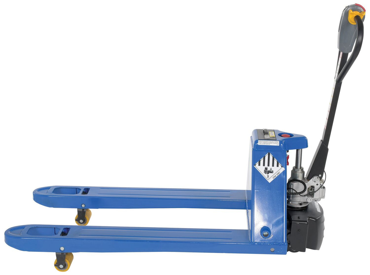 Steel Semi Electric Pallet Jack 27 In. x 48 In. 4000 Lb. Capacity
