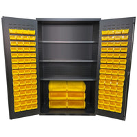 Thumbnail for Access Control Bin & Shelf Cabinet, Half Bins, 48×78″