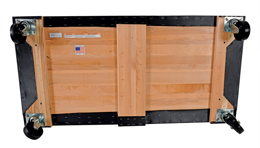 24" x 48" Vinyl Covered Hardwood Dolly w/ 1,200-lbs Capacity