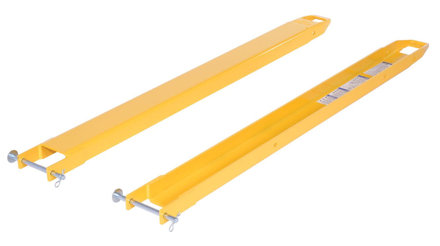 63" Fork Extensions with Manual Pin Lock for 4" Fork Width