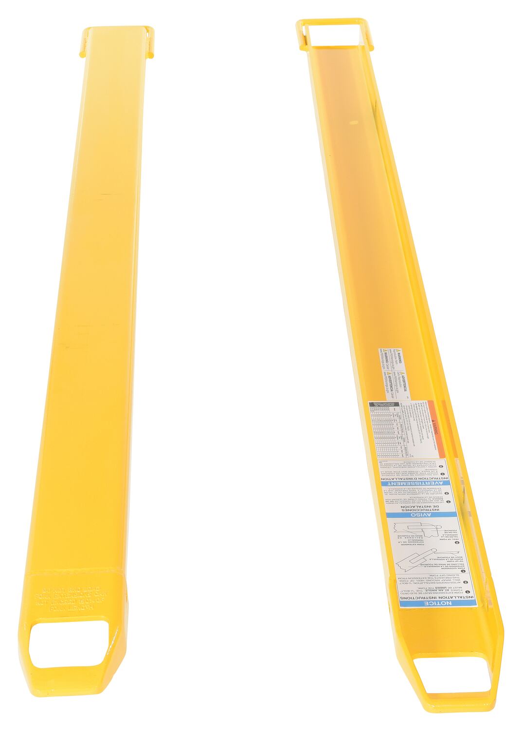 84" Fork Extensions for 4" Fork Width
