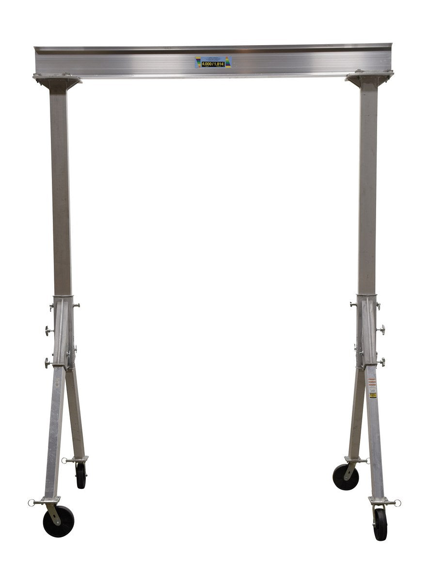 FIXED ALUM GANTRY CRANE 8' 4000#