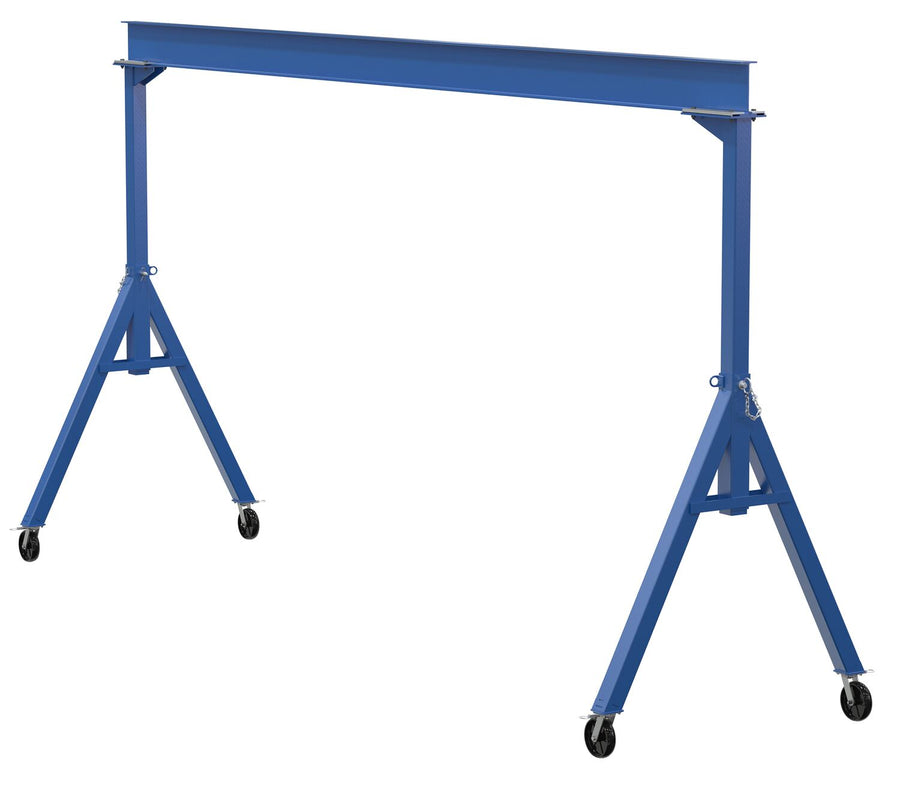 2,000-lbs Capacity Fixed height Steel Gantry Crane - 20'/8' Length/Height