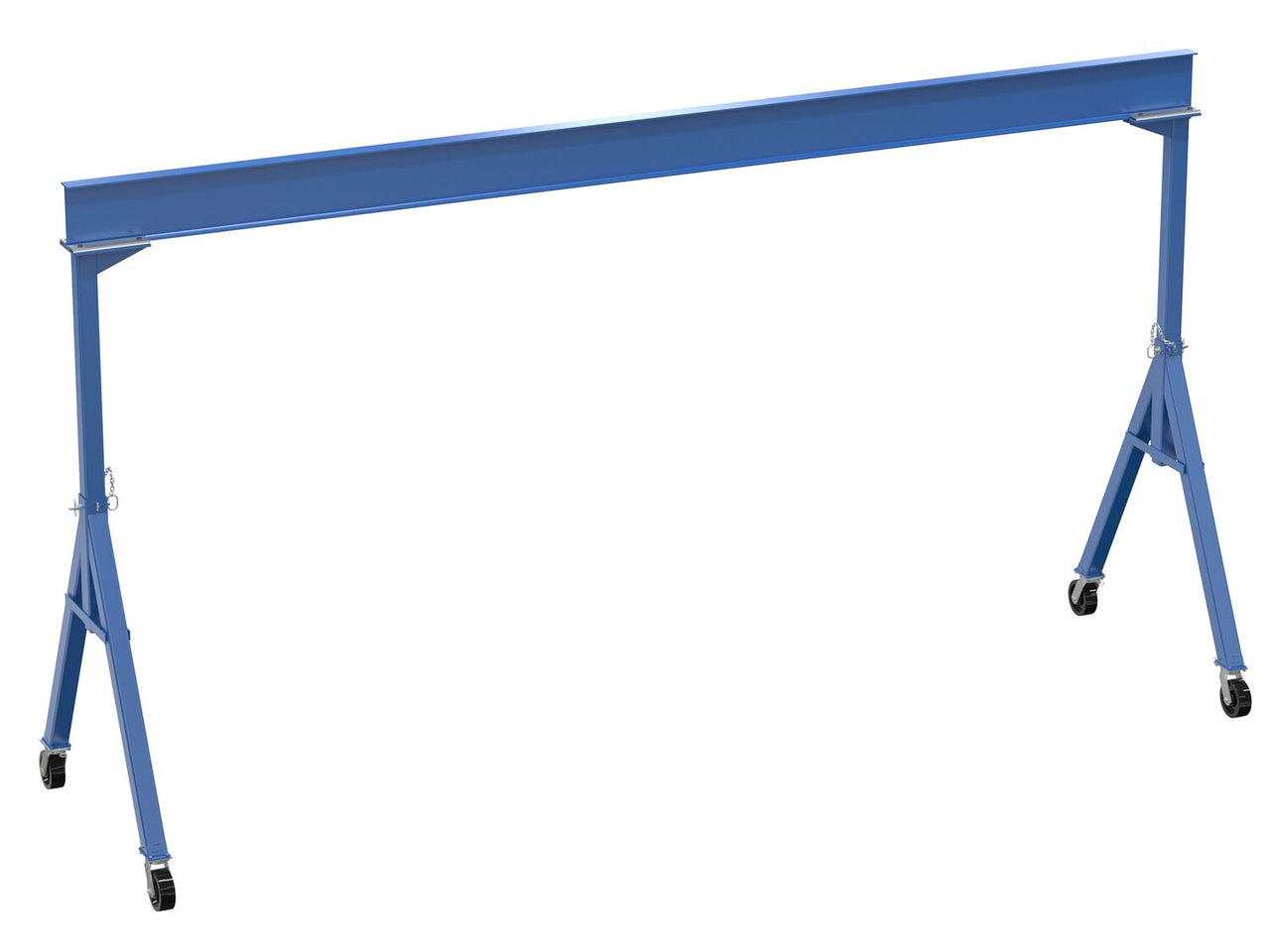 4,000-lbs Capacity Fixed height Steel Gantry Crane - 20'/10' Length/Height