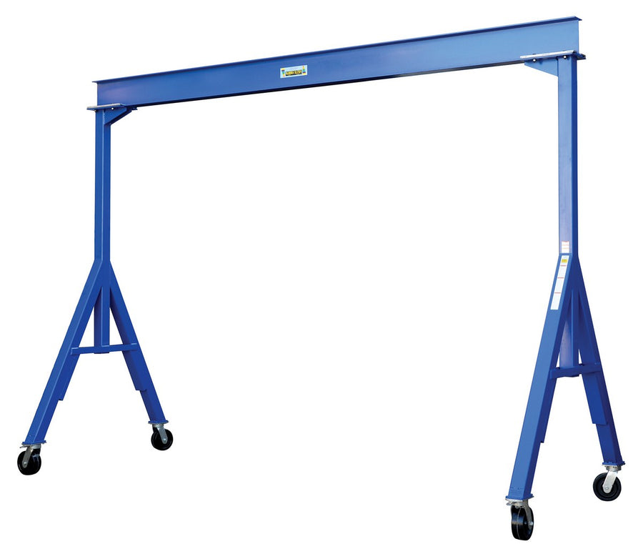 6,000-lbs Capacity Fixed height Steel Gantry Crane - 10'/8' Length/Height
