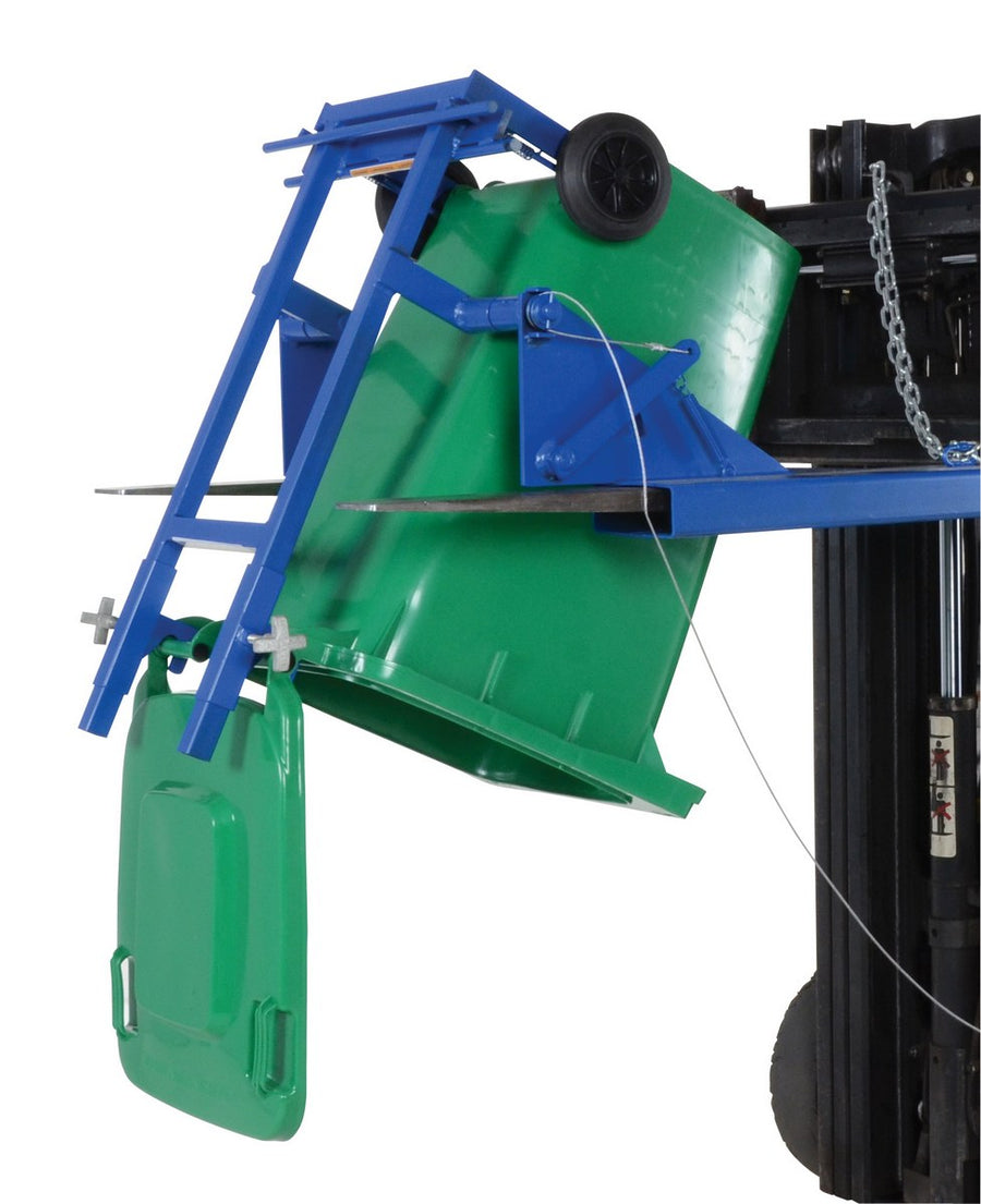 Fork Mounted Trash Can Dumper