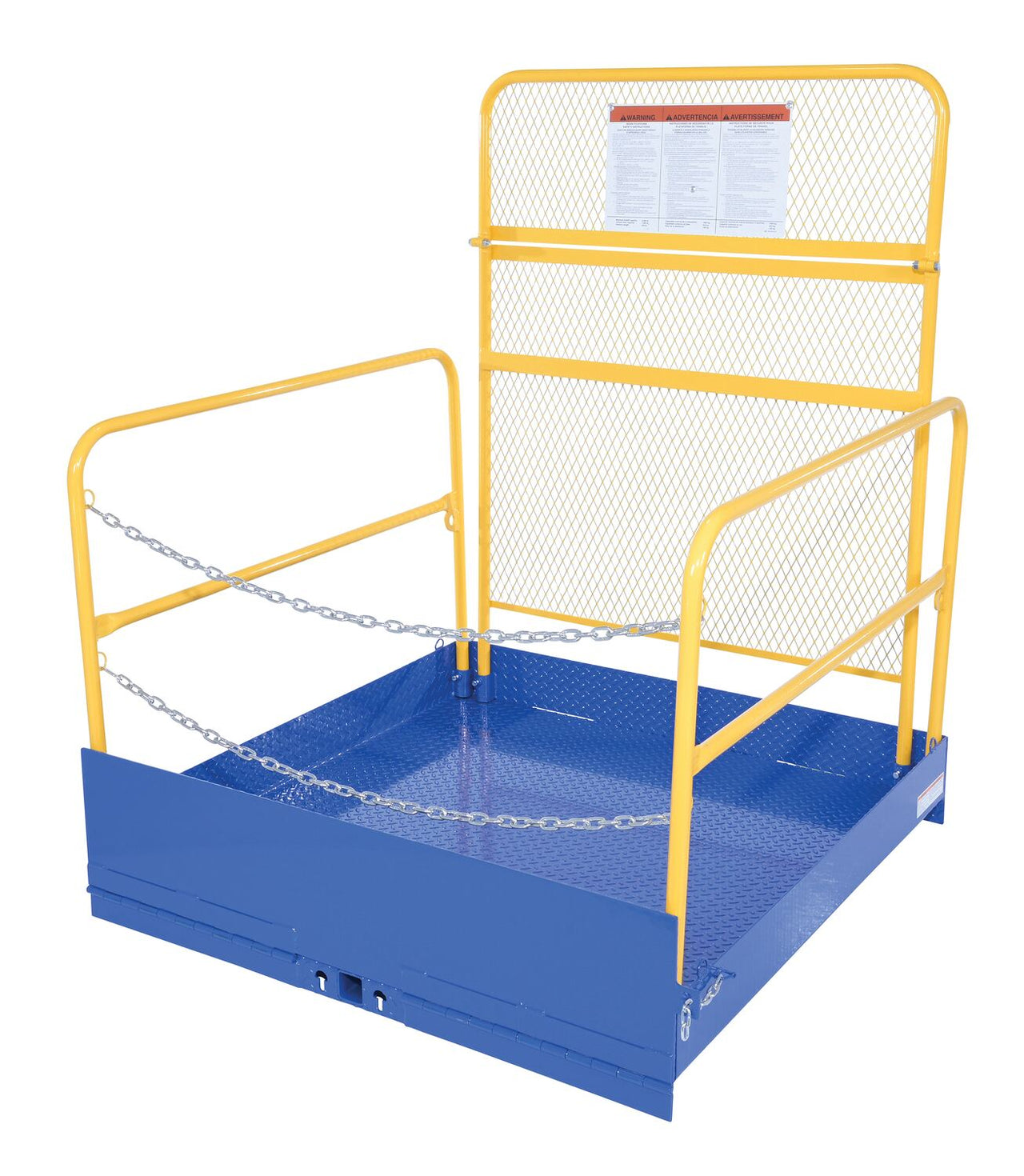 Vestil Fork Truck Loading Platform w/ Handrail