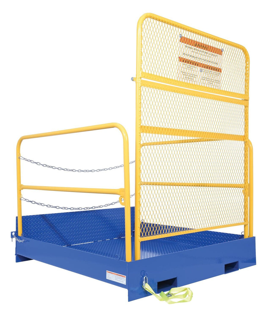 Vestil Fork Truck Loading Platform w/ Handrail