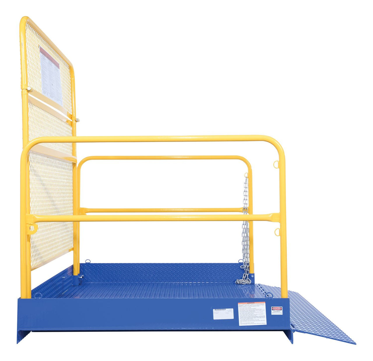 Vestil Fork Truck Loading Platform w/ Handrail