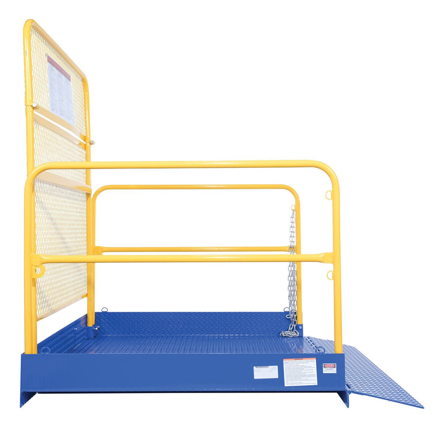 Vestil Fork Truck Loading Platform w/ Handrail