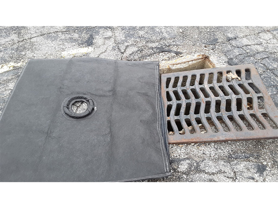 Grate Guardian, Above-Grate Filter, Black - 42x42 (106x106) LxW in. (cm.)