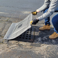 Thumbnail for Oil-Absorbing Grate Guardian, Spilltration® Material, Above-Grate Filter, Gray - 30x30 (76.2x76.2) LxW in. (cm.)