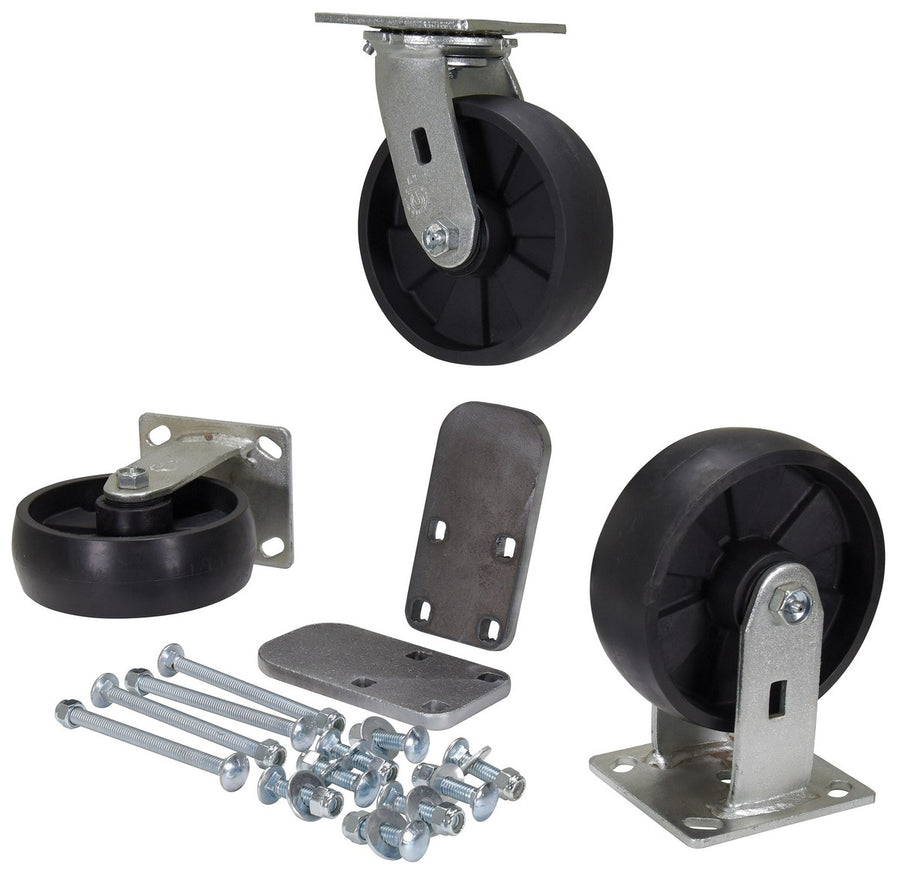 6"X2" GLASS FILL NYLN CAST KIT 3600# CAP