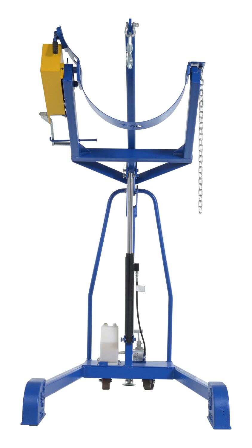 Pull Chain Portable Drum Carrier/Rotator/Boom with 72" Lift Height