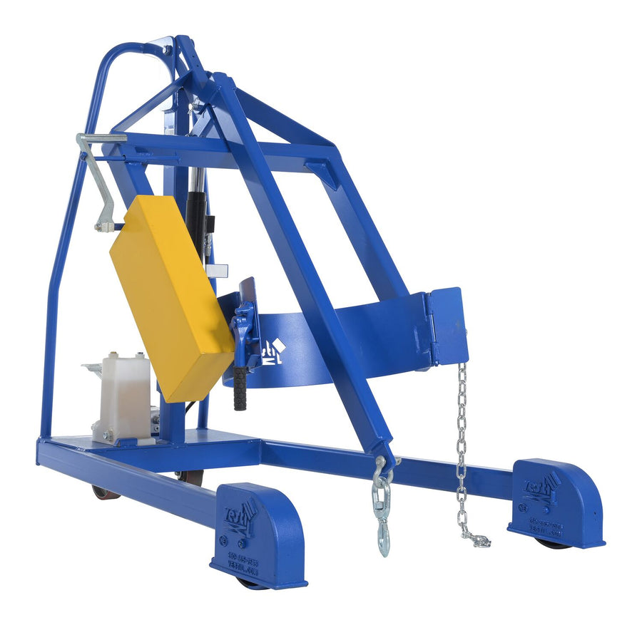 Pull Chain Portable Drum Carrier/Rotator/Boom with 72" Lift Height