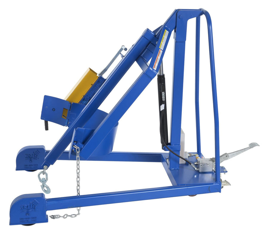 Pull Chain Portable Drum Carrier/Rotator/Boom with 72" Lift Height