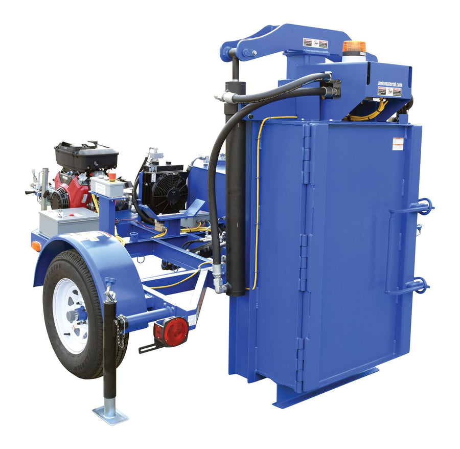 GAS-POWERED HYDRAULIC DRUM CRUSHER - Model HDC-900-GPT