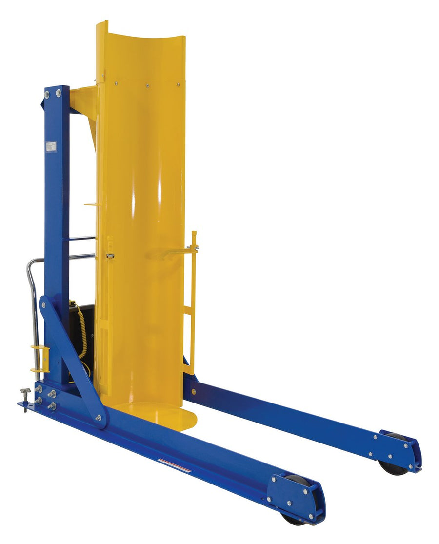 72"H Portable Hydraulic Drum Dumper w/ 1,000-lbs Capacity